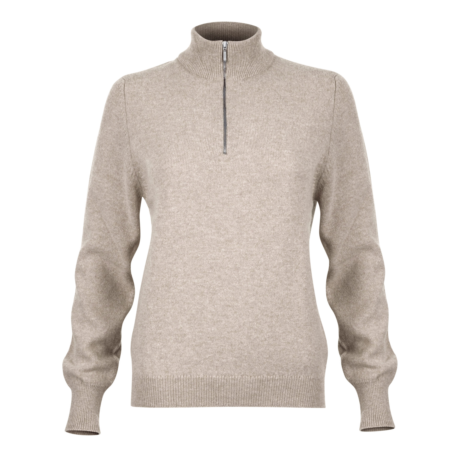 Ladies Zip neck jumper