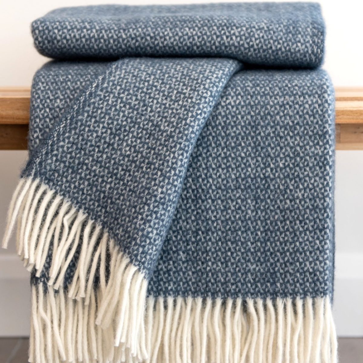 Slate blue throw - Tom Lane