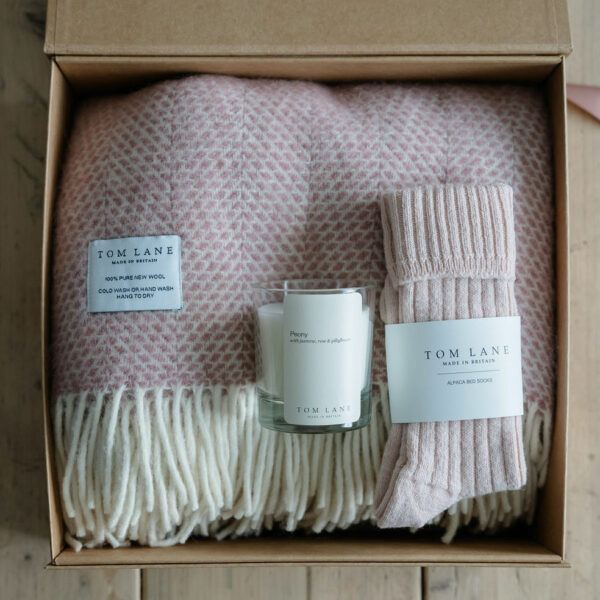 Dusky pink gift box