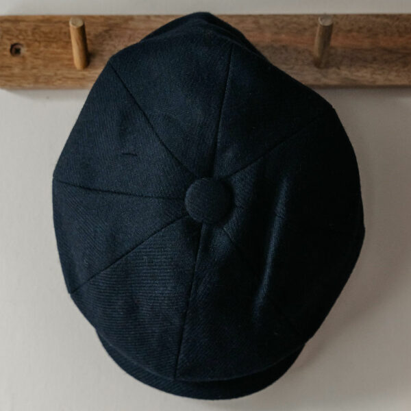 Baker Boy Hat - Navy Merino