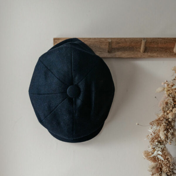 Baker Boy Hat – Navy Merino