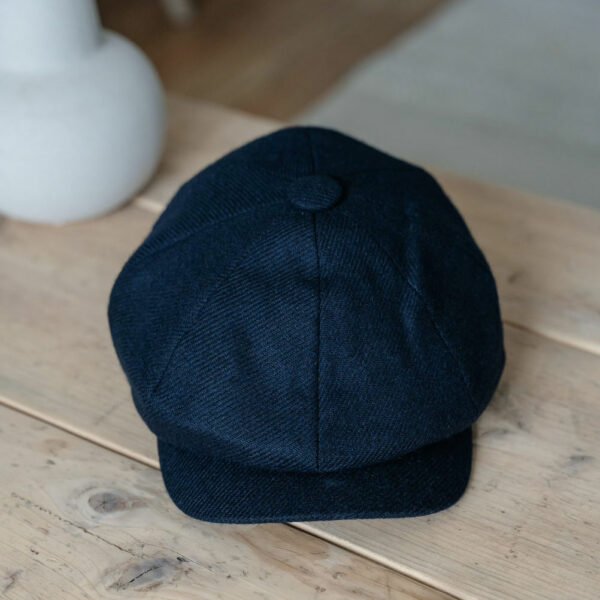 Baker Boy Hat – Navy Merino