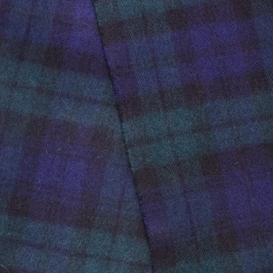 Merino Scarf - Black Watch Tartan